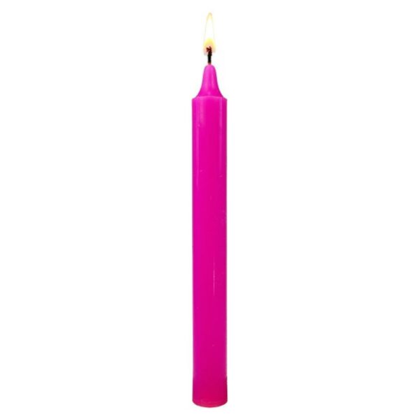 Bougie teintée masse - Rose Vif