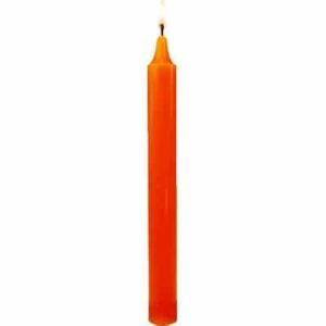 Bougie teintée masse - Orange