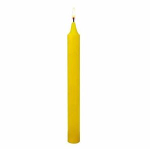Bougie teintée masse - Jaune