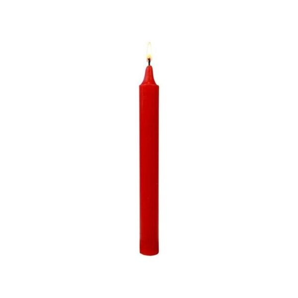 Bougie teintée masse - Rouge